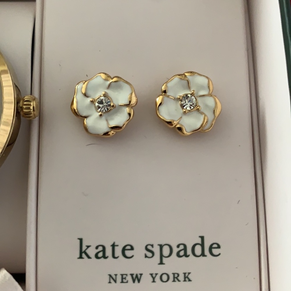 NWT! Kate Spade Watch & Earrings Set - Picture 9 of 16